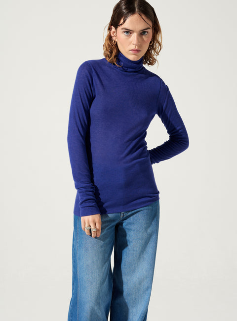 Turtleneck T-shirt