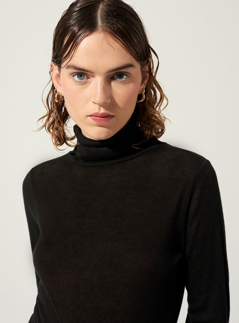 Turtleneck T-shirt