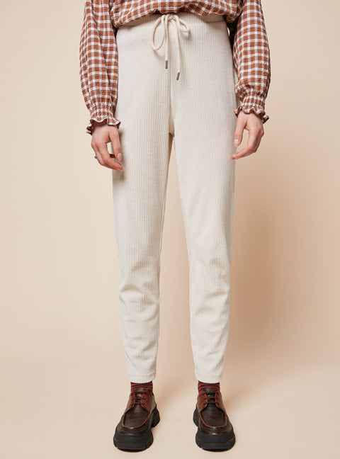 Ribbed Tie Trousers