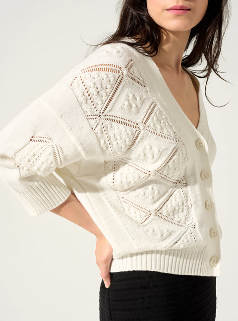 Cardigan en Crochet